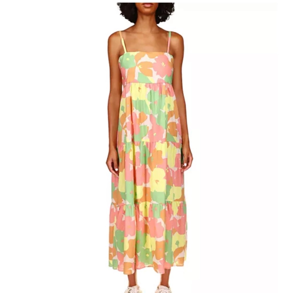 NWT Social Standard by Sanctuary Smocked Back Maxi Dress